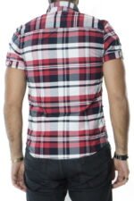 CAMICIA UOMO MEZZA MANICA FANTASIA QUADRI GRANDI