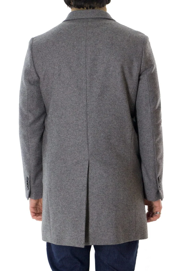 THEORY CAPPOTTO: Caban in misto lana, Cappotto Theory donna - N0701405  Grigio