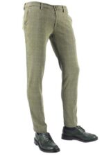 PANTALONE UOMO TASCA AMERICA IN COTONE FANTASIA DAMASCATO