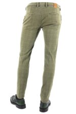 PANTALONE UOMO TASCA AMERICA IN COTONE FANTASIA DAMASCATO