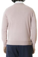 Maglioncino uomo girocollo misto merinos elastico sul fondo e polsi invernale casual regular fit elasticizzato