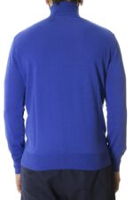 Maglia uomo collo alto misto merinos tinta unita elastico sul fondo e polsi invernale casual regular fit elasticizzato