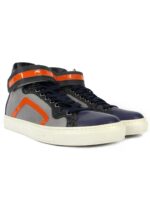 SNEAKERS ALTA UOMO IN PELLE