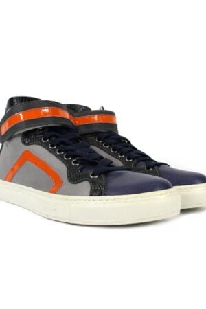 SNEAKERS ALTA UOMO IN PELLE