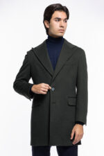 Cappotto Uomo Grigio modello monopetto in lana con tasche filo elegante  casual - Carillo Moda